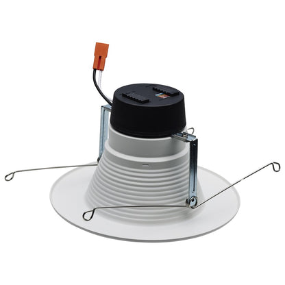 Satco S11883 8W/10.5W/13.5W LED Deep Baffle Fixture Field Selectable