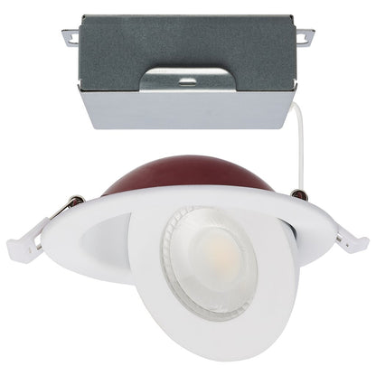 Satco S11880 9W LED Fixture - Fire Rated 4 Inch Direct Wire