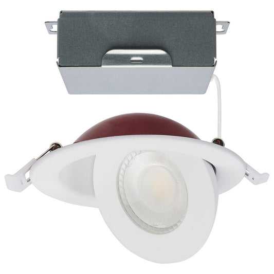 Satco S11880 9W LED Fixture - Fire Rated 4 Inch Direct Wire