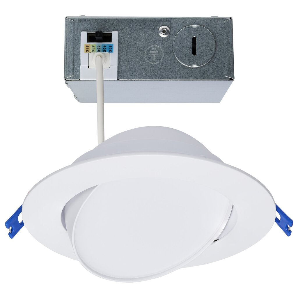 Satco S11879 14W LED Fixture - 6" Directional Low-Profile Downlight