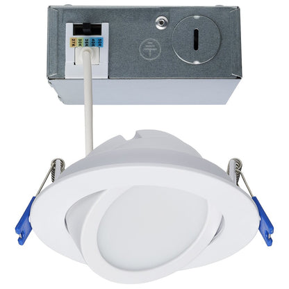 Satco S11878 11W LED Fixture - 4" Directional Low-Profile Downlight