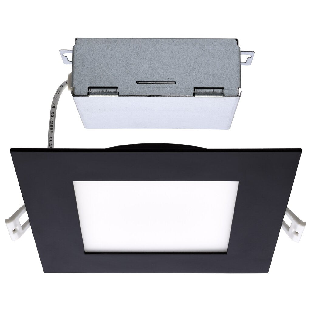 Satco S11877 12W LED Fixture - Direct Wire Downlight Edge-lit 6 inch