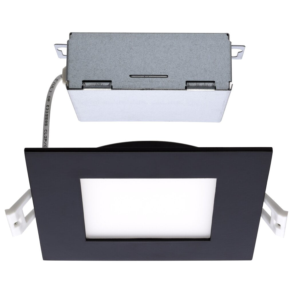 Satco S11876 10W LED Fixture - Direct Wire Downlight Edge-lit 4 inch
