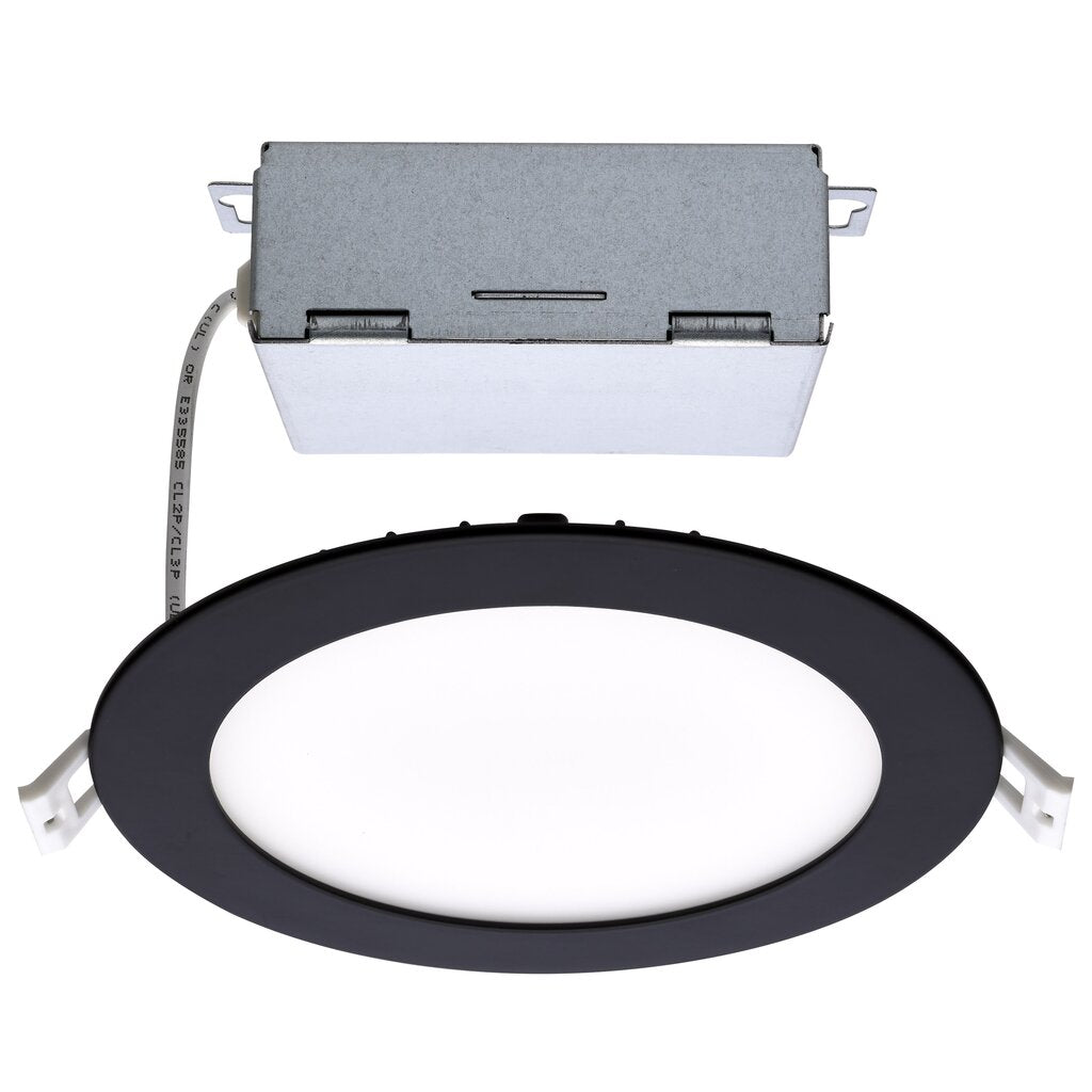 Satco S11875 12W LED Fixture - Direct Wire Downlight Edge-lit 6 inch