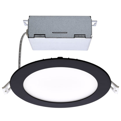 Satco S11875 12W LED Fixture - Direct Wire Downlight Edge-lit 6 inch