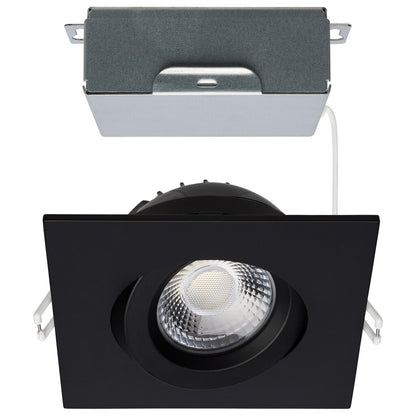 Satco S11622R1 12W LED Fixture Direct Wire Downlight - Gimbaled 4 Inch