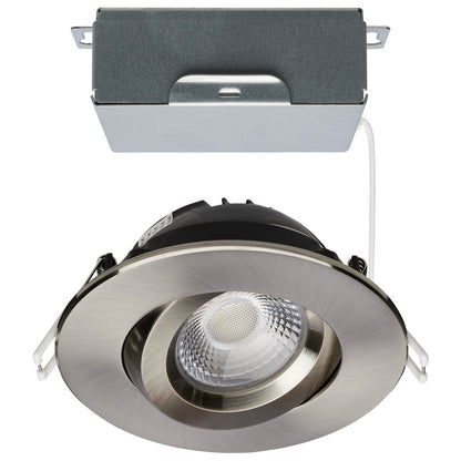 Satco S11620R1 12W LED Fixture Direct Wire Downlight - Gimbaled 4 Inch