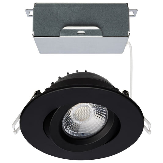Satco S11619R1 12W LED Fixture Direct Wire Downlight - Gimbaled 4 Inch