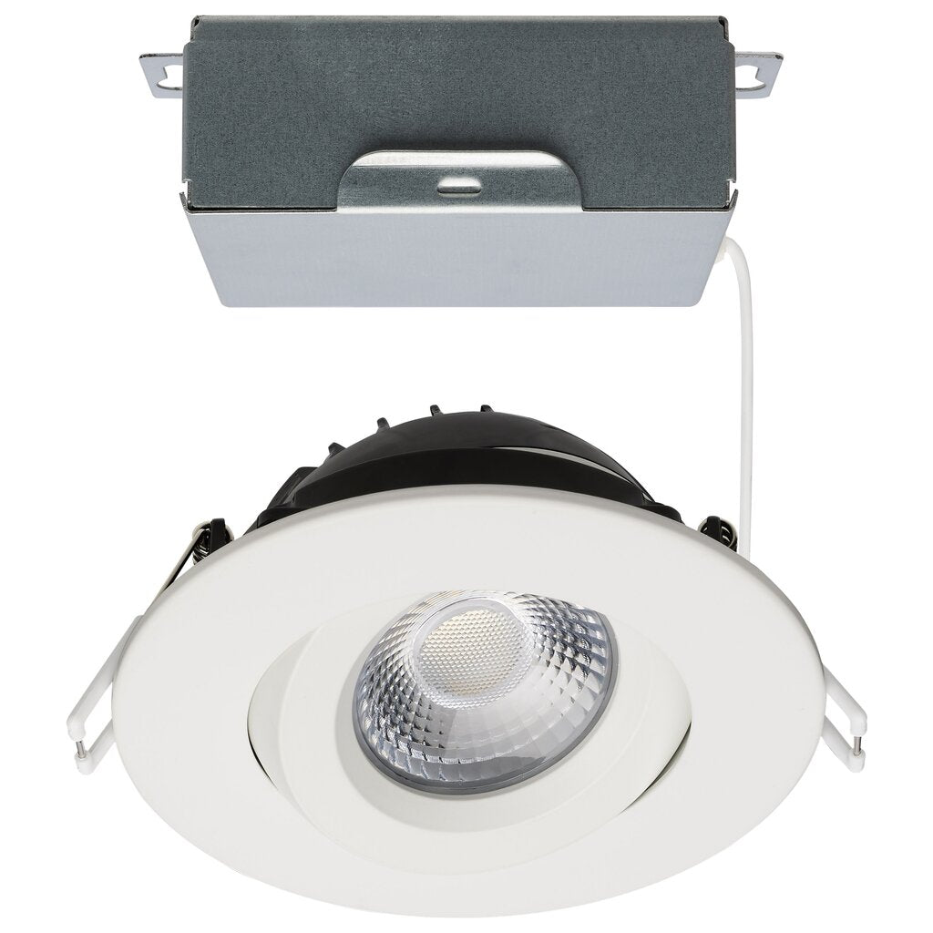 Satco S11618R1 12W LED Fixture Direct Wire Downlight - Gimbaled 4 Inch