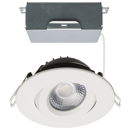 Satco S11618R1 12W LED Fixture Direct Wire Downlight - Gimbaled 4 Inch