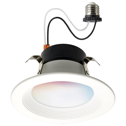 Satco S11568 10.5W LED Fixture - Retrofit Downlight 4 Inch Round