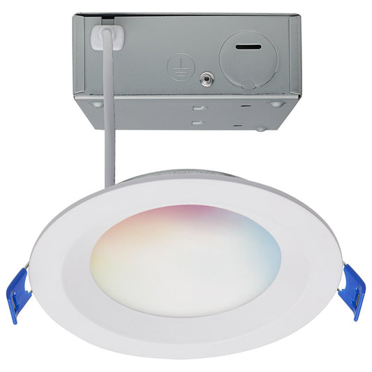 Satco S11564 9W LED Fixture - Direct Wire Low Profile Regress Baffle