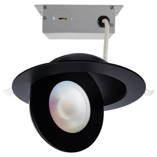Satco S11296 15W LED Fixture - Gimbaled Downlight 6 Inch RGB & Tunable