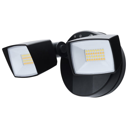 Satco 65-996 17W/25W LED Fixture Security Light - Dual Head Field