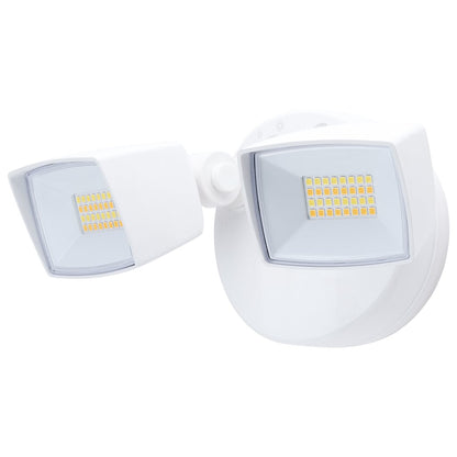 Satco 65-995 17W/25W LED Fixture Security Light - Dual Head Field