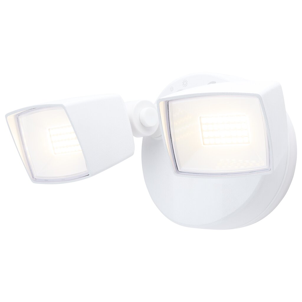 Satco 65-995 17W/25W LED Fixture Security Light - Dual Head Field