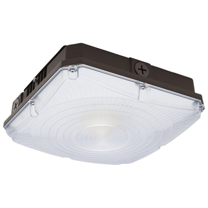 Satco 65-980 25W/30W/40W LED Fixture 8.5 Inch Field Selectable Canopy
