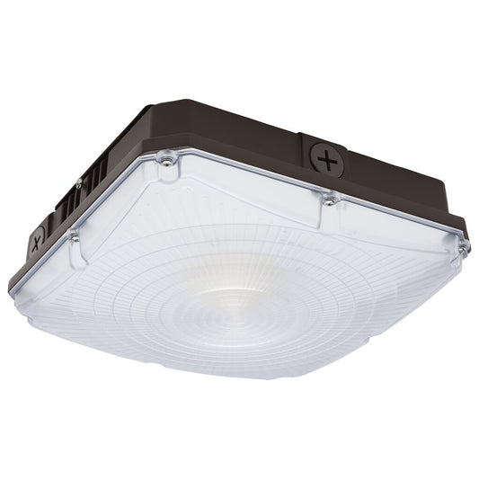 Satco 65-980 25W/30W/40W LED Fixture 8.5 Inch Field Selectable Canopy