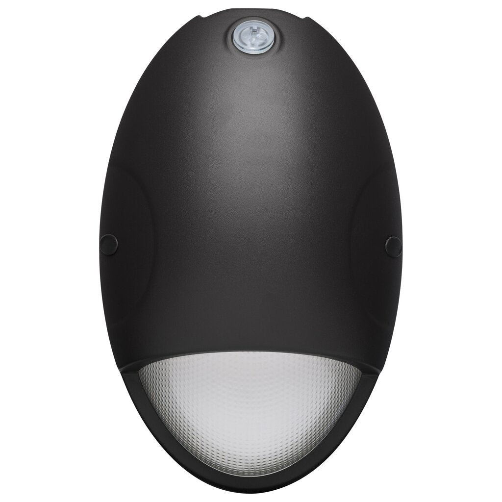 Satco 65-881 15W LED Fixture Oval Small Emergency Wall Pack - CCT