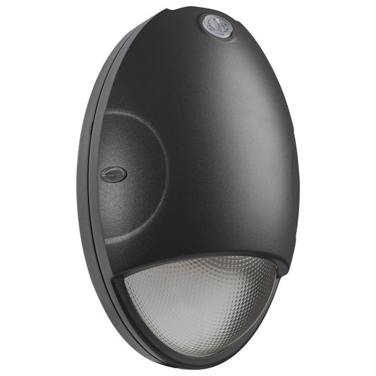 Satco 65-881 15W LED Fixture Oval Small Emergency Wall Pack - CCT