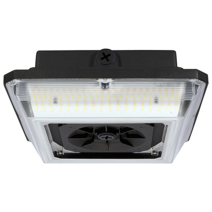 Satco 65-636 20W/30W/45W LED Fixture Square - Wide Beam Angle Canopy