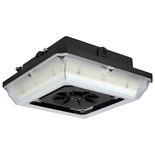 Satco 65-636 20W/30W/45W LED Fixture Square - Wide Beam Angle Canopy