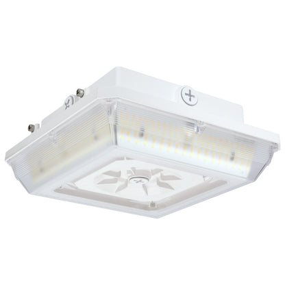Satco 65-634 20W/30W/45W LED Fixture Square - Wide Beam Angle Canopy
