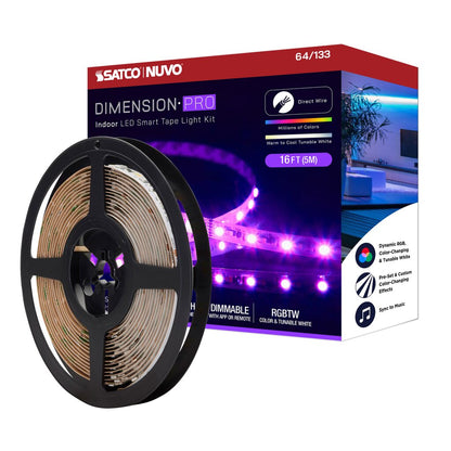 Satco 64-133 20W LED Fixture Dimension Pro - Tape light strip 16 ft.