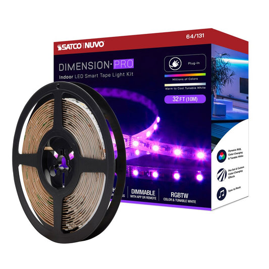 Satco 64-131 30W LED Fixture Dimension Pro - Tape light strip 32 ft.