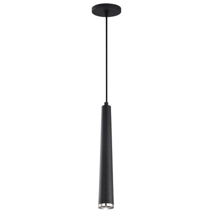 Satco 62-829 12W LED Fixture Melrose - 16" Pendant Matte Black and