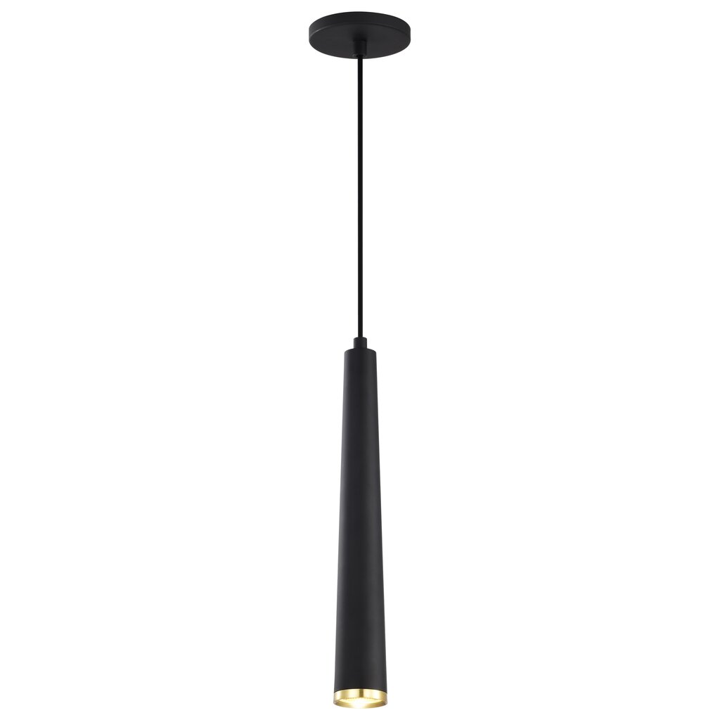 Satco 62-828 12W LED Fixture Melrose - 16" Pendant Matte Black and