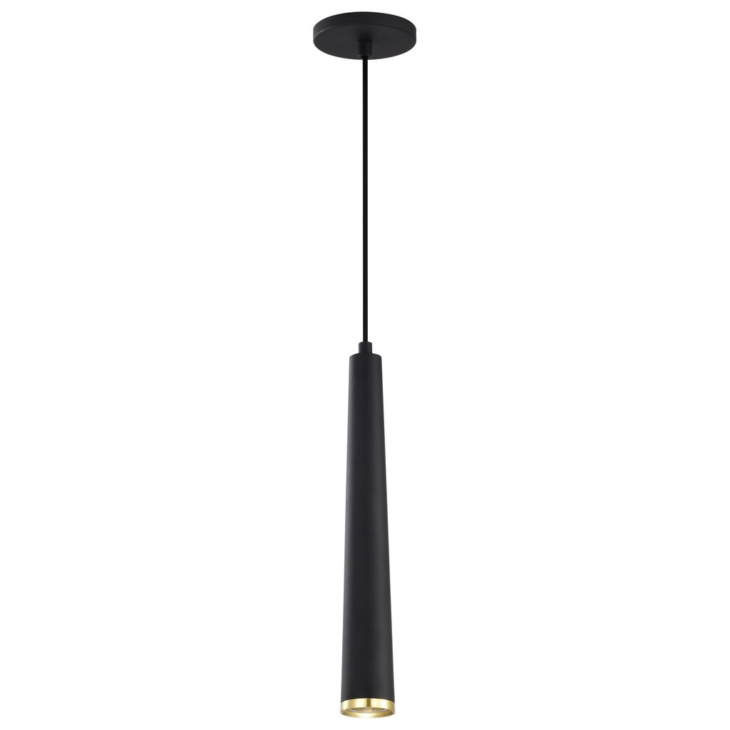 Satco 62-828 12W LED Fixture Melrose - 16" Pendant Matte Black and