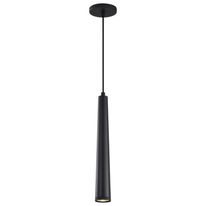 Satco 62-826 12W LED Fixture Melrose - 16" Pendant Matte Black Finish