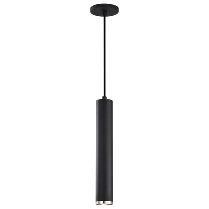 Satco 62-819 12W LED Fixture Century - 16" Pendant Matte Black and