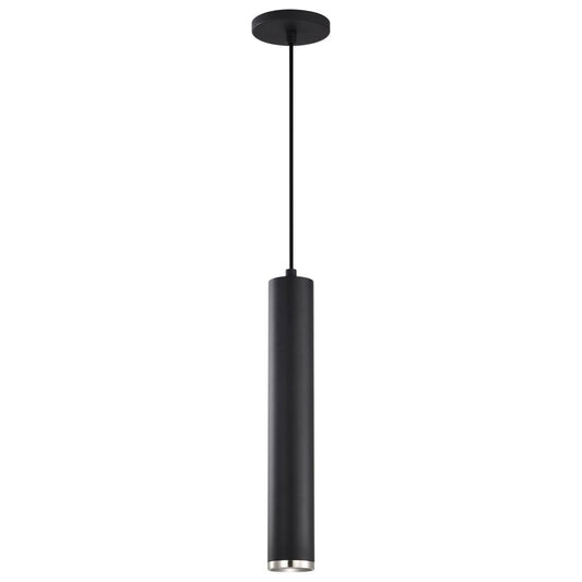 Satco 62-819 12W LED Fixture Century - 16" Pendant Matte Black and