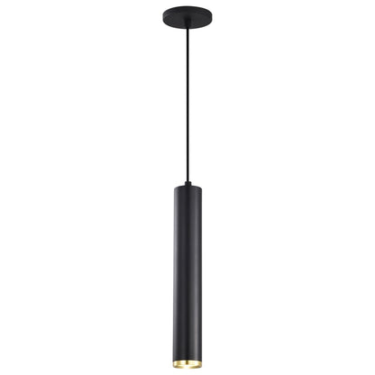 Satco 62-818 12W LED Fixture Century - 16" Pendant Matte Black and
