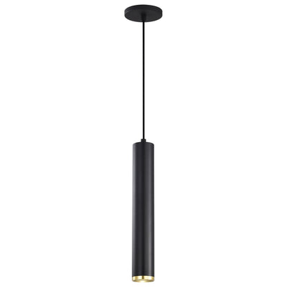 Satco 62-818 12W LED Fixture Century - 16" Pendant Matte Black and