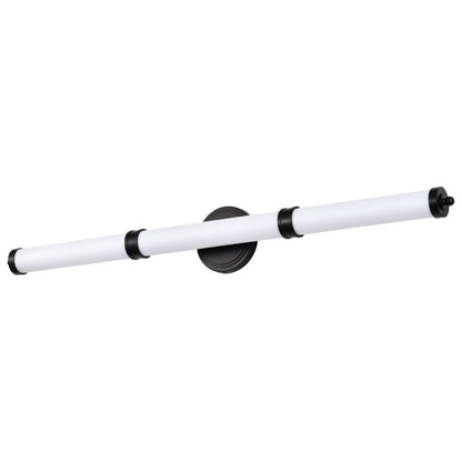 Satco 62-679 39W LED Fixture Kagen Large Vanity - Matte Black Finish