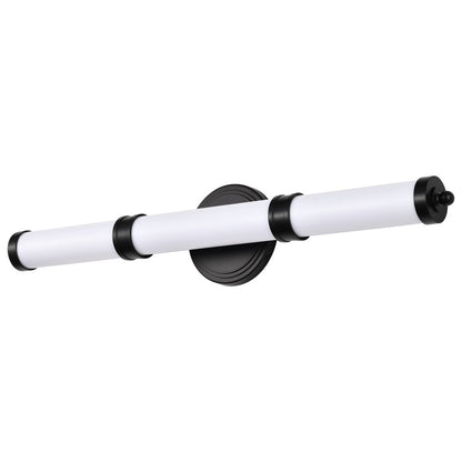Satco 62-678 26W LED Fixture Kagen Medium Vanity - Matte Black Finish