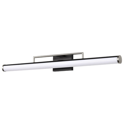 Satco 62-659 39W LED Fixture Solano Large Vanity - Black and Brushed