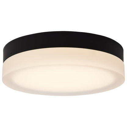 Satco 62-569 25W LED Fixture Pi - 11 Inch Flush Mount Black Finish