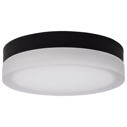 Satco 62-569 25W LED Fixture Pi - 11 Inch Flush Mount Black Finish