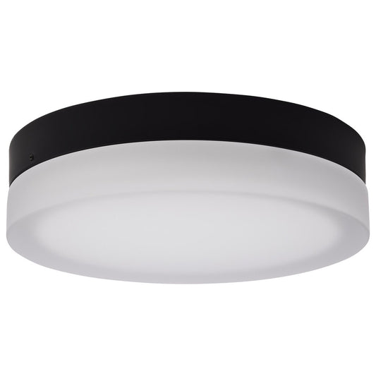 Satco 62-569 25W LED Fixture Pi - 11 Inch Flush Mount Black Finish