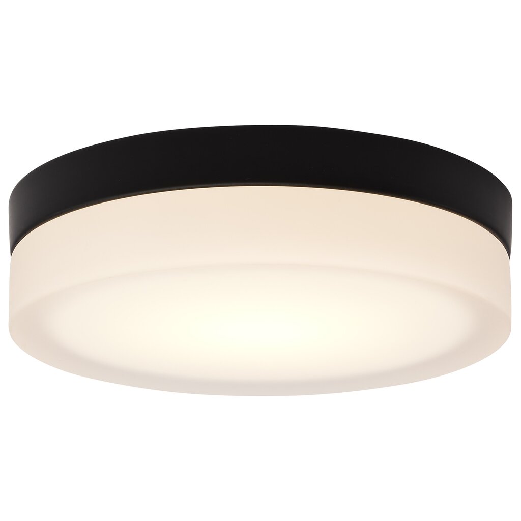 Satco 62-568 18W LED Fixture Pi - 9 Inch Flush Mount Black Finish