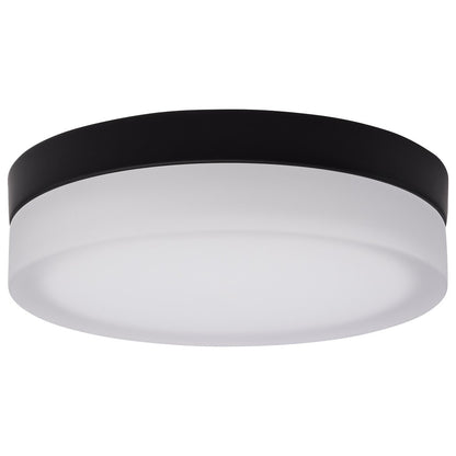 Satco 62-568 18W LED Fixture Pi - 9 Inch Flush Mount Black Finish