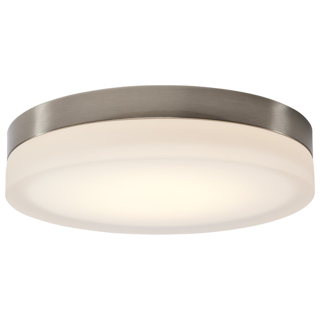 Satco 62-560 25W LED Fixture Pi - 14 Inch Flush Mount Brushed Nickel