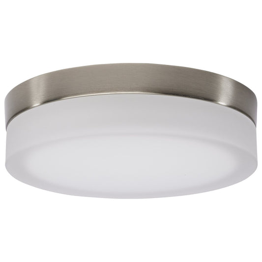 Satco 62-558 18W LED Fixture Pi - 9 Inch Flush Mount Brushed Nickel