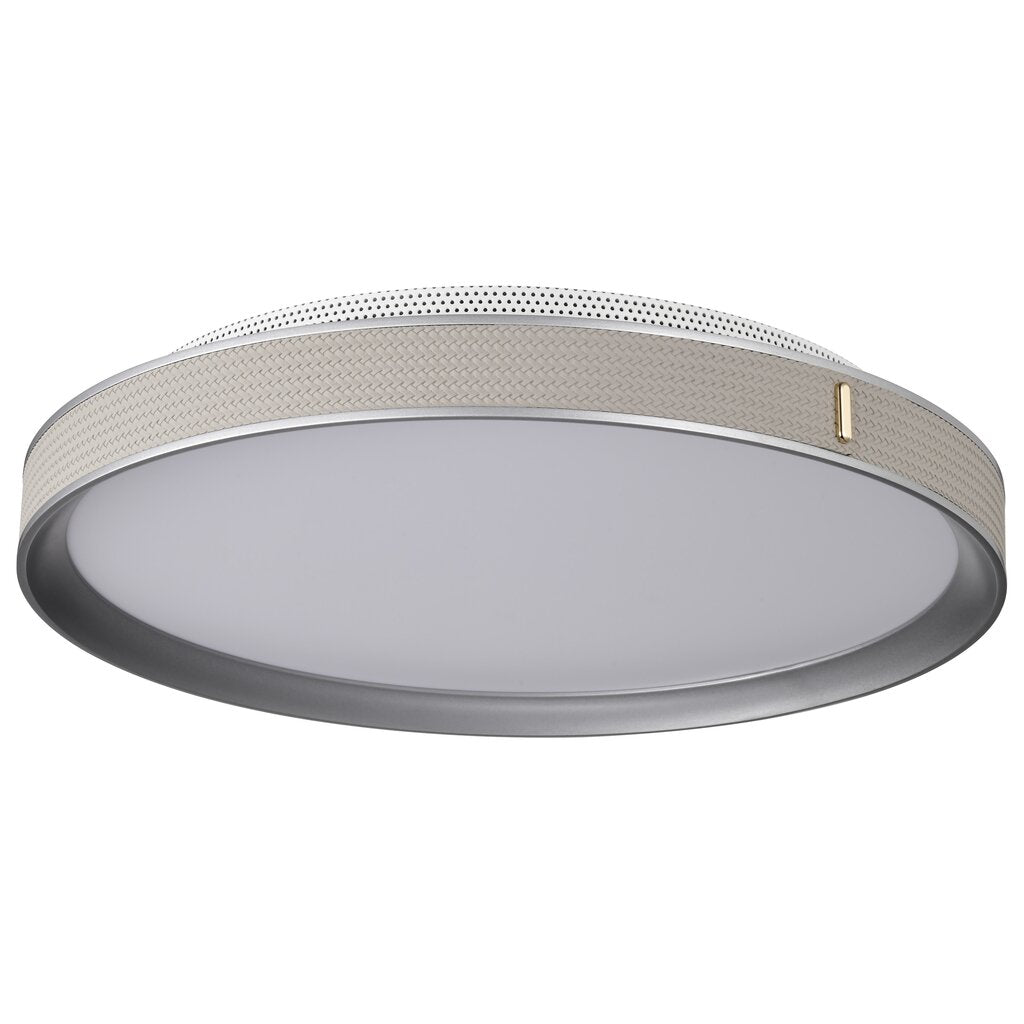 Satco 62-3022 40W LED Fixture Bandon - 20 Inch Flush Mount Gray with
