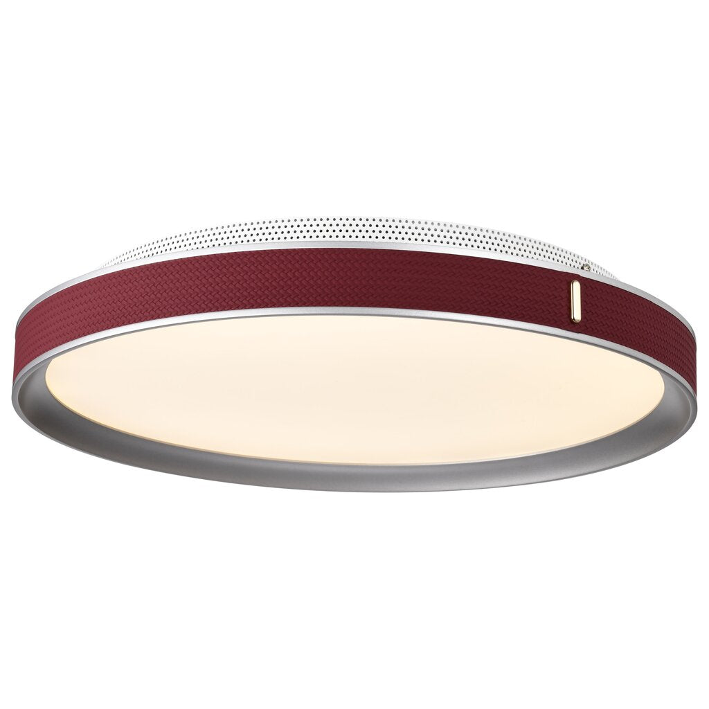 Satco 62-3012 40W LED Fixture Bandon - 20 Inch Flush Mount Gray with