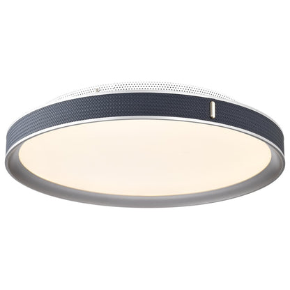 Satco 62-3002 40W LED Fixture Bandon - 20 Inch Flush Mount Gray with